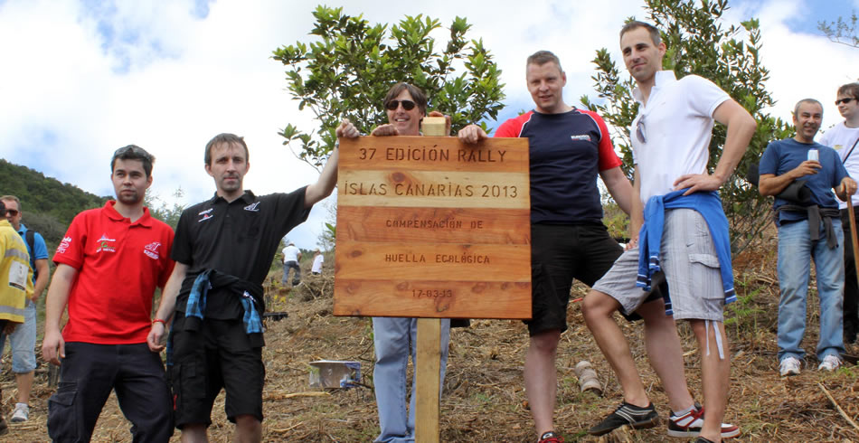 Iniciativa ecológica del Rally Islas Canarias