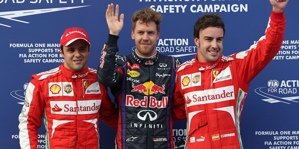 Sebastian Vettel saldrá primero y Alonso tercero Sebastian Vettel saldrá primero y Alonso tercero