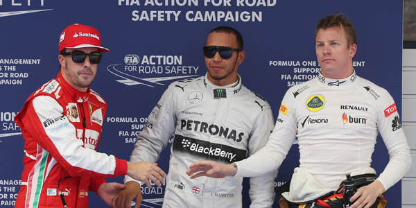 Los tres mejores pilotos de la calificación de hoy Los tres mejores pilotos de la calificación de hoy