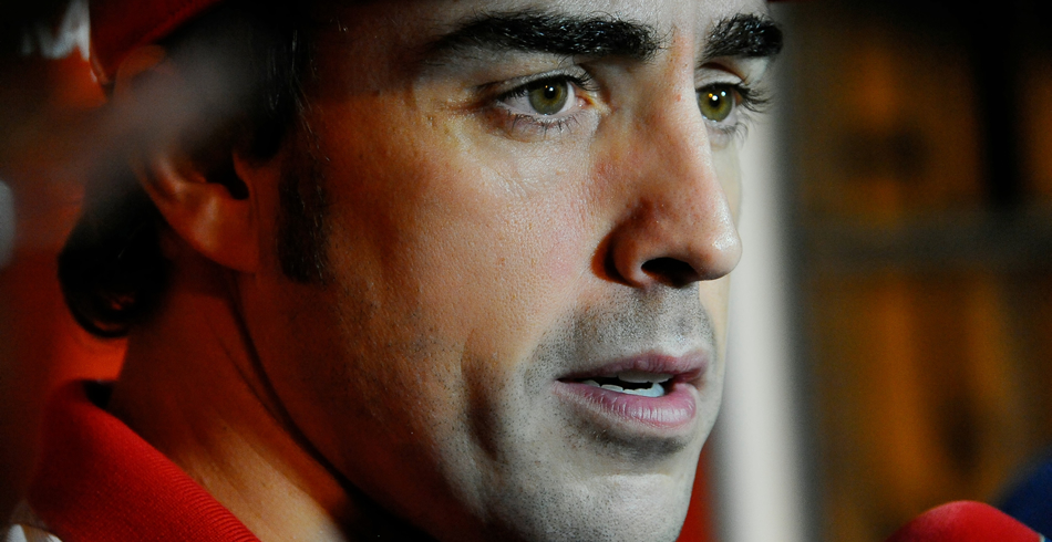 Fernando Alonso no pudo puntuar por culpa del toque con Webber