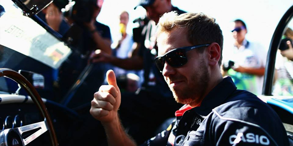 Vettel logró la pole en Brasil