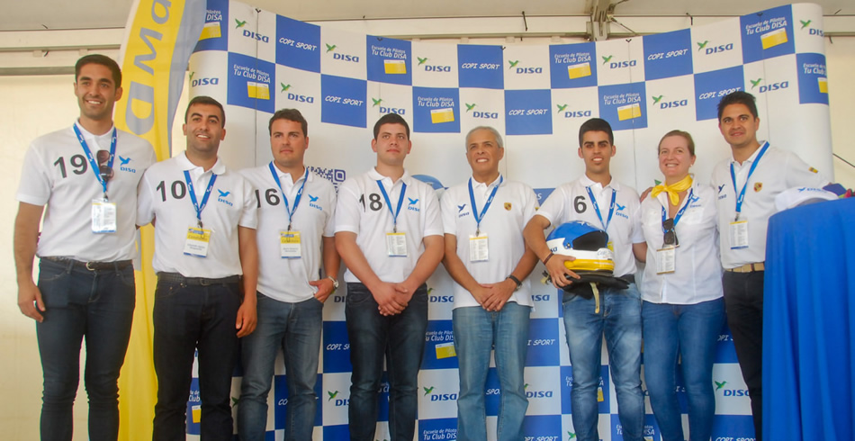 Podium final, o mejor, el primer podium para Pablo Suarez