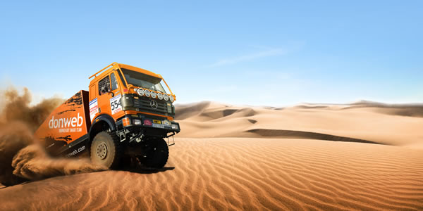 El Mercedes Benz 1844 X4X Epsilon del DonWeb Dakar Team El Mercedes Benz 1844 X4X Epsilon del DonWeb Dakar Team