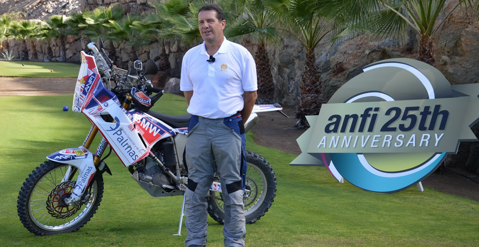 Jorge Gómez, con todo listo para el Dakar 2014