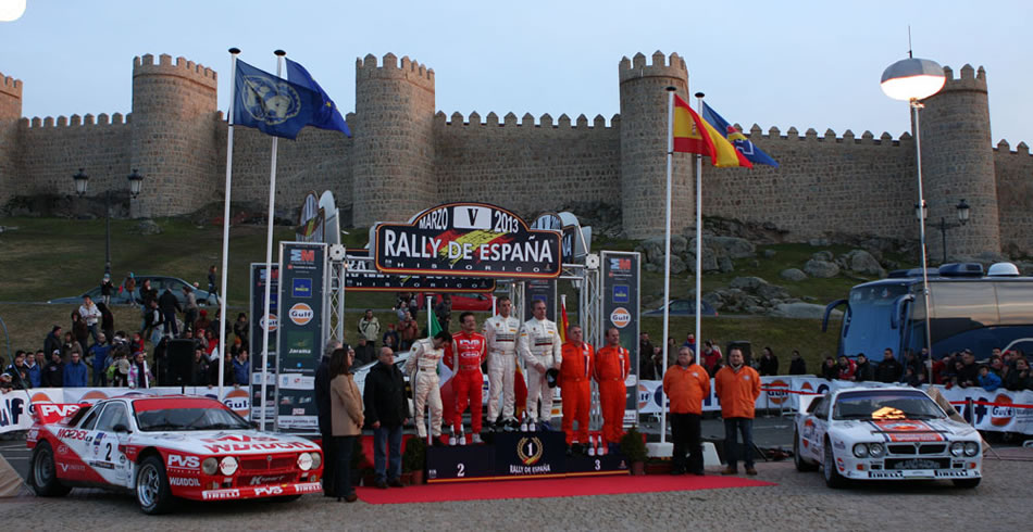 Podium del pasado año
