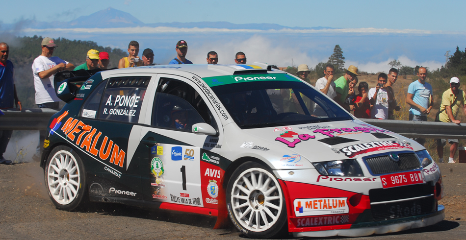 Imagen del pasado rallye Villa de Teror