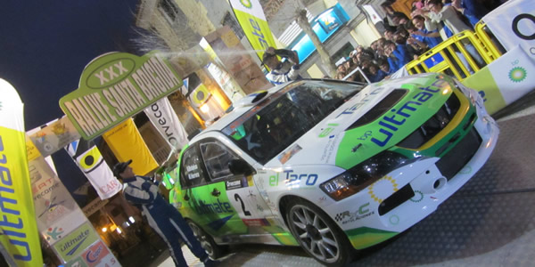 Vicente Bolaños-Magnolia Herrera con Mitsubishi Lancer Evo