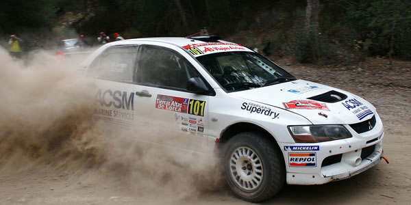 Xevi Pons, en el pasado rally de Lorca Xevi Pons, en el pasado rally de Lorca