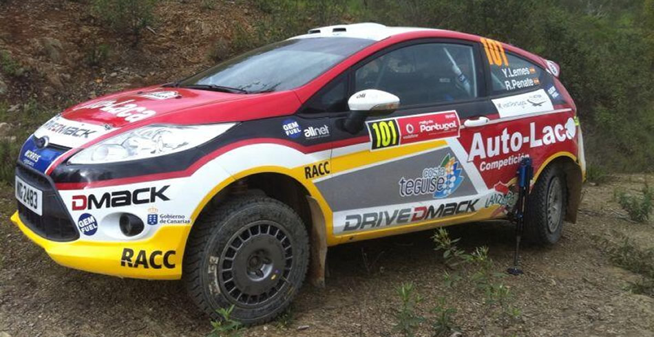 El Ford de Yeray tras el incidente