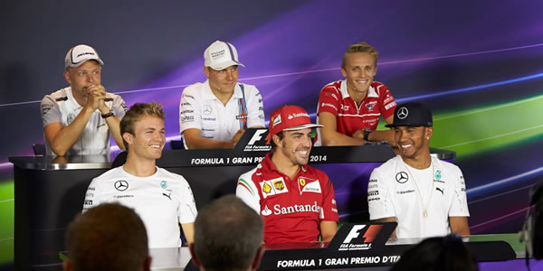 Rueda de prensa del pasado GP de Italia Rueda de prensa del pasado GP de Italia