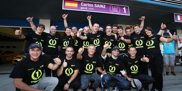 Carlos Sainz Jr., campeón de las World Series 2014