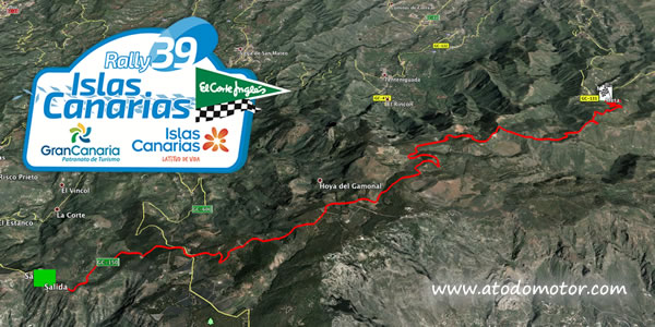 Tramos Virtuales del Rally Islas Canarias El Corte Inglés 2015