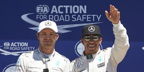 Hamilton y Rosberg