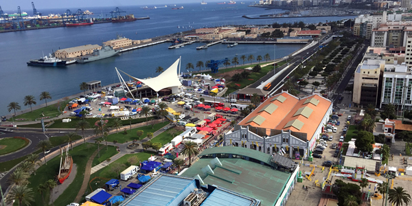 Vista aérea del Parque Santa Catalina