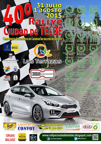 Cartel oficial del Rallye Ciudad de Telde