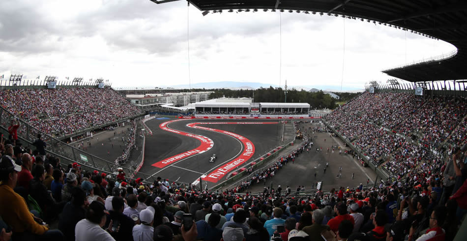 Gran ambiente en el G.P. de México