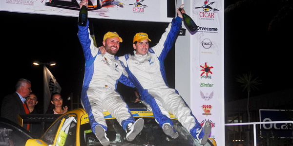 Enrique Cruz y Ariday Bonilla, Campeones de Canarias