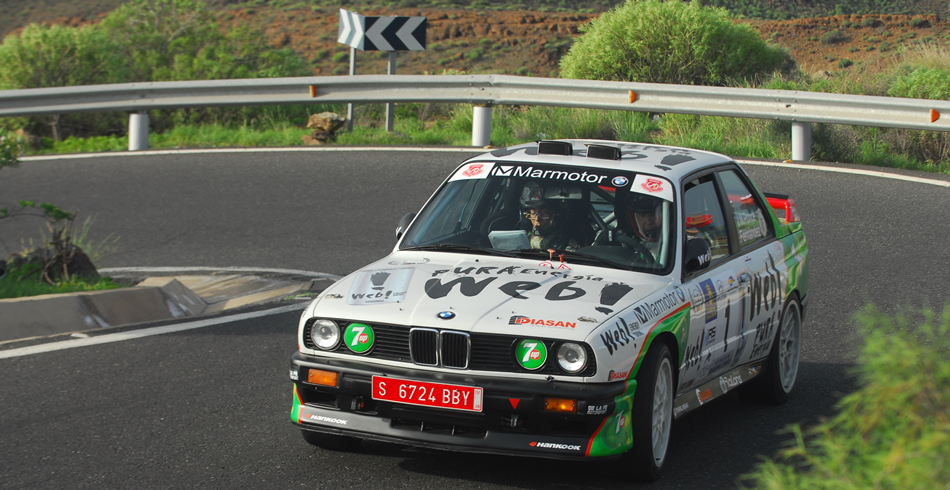 Ultima prueba con el M3, en el Rallye de Maspalomas 2015