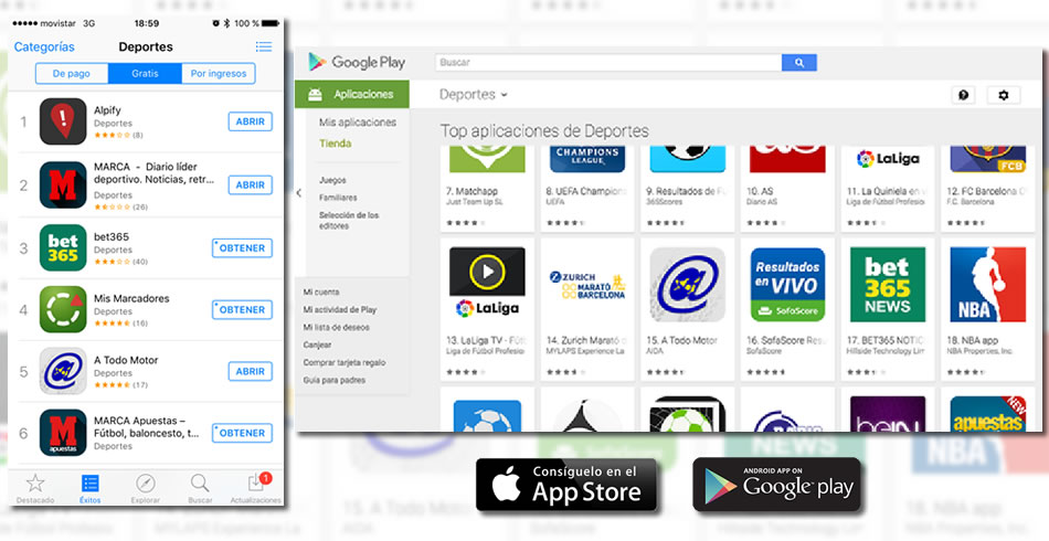 Top 5 en Apple Store y Top 15 en Google Play para A Todo Motor