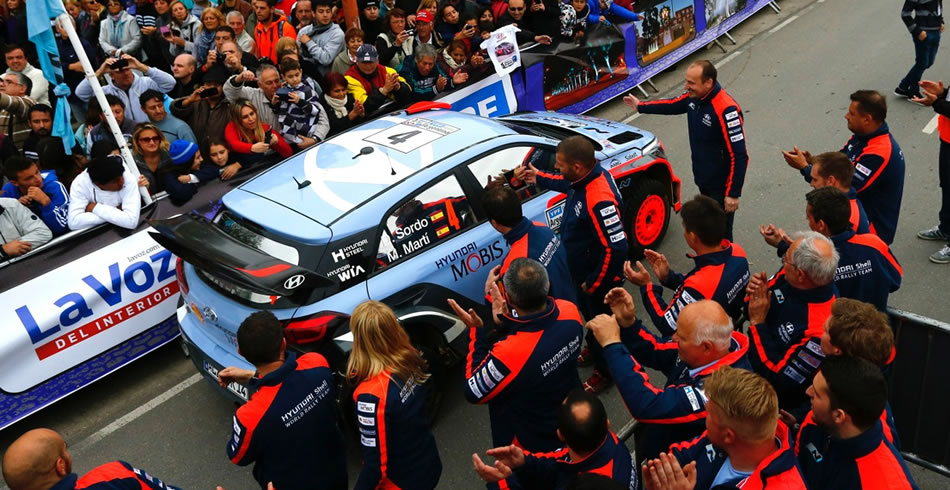 Dani Sordo y Marc Martí, cuartos. Foto: @World