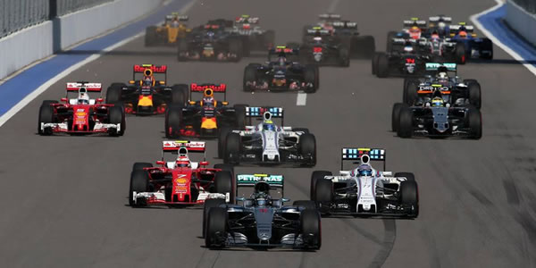 Rosberg primero, Hamilton segundo y Raikkonen tercero Rosberg primero, Hamilton segundo y Raikkonen tercero