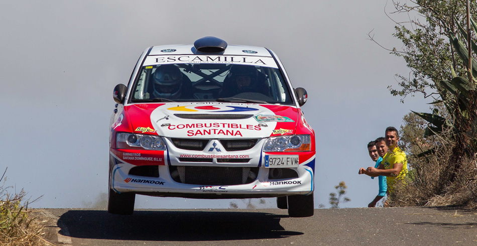 Victoria de Domingo Ramos en el Rallye de Teror