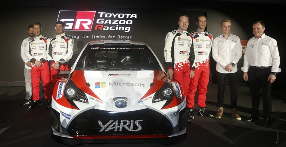 Latvala con Toyota