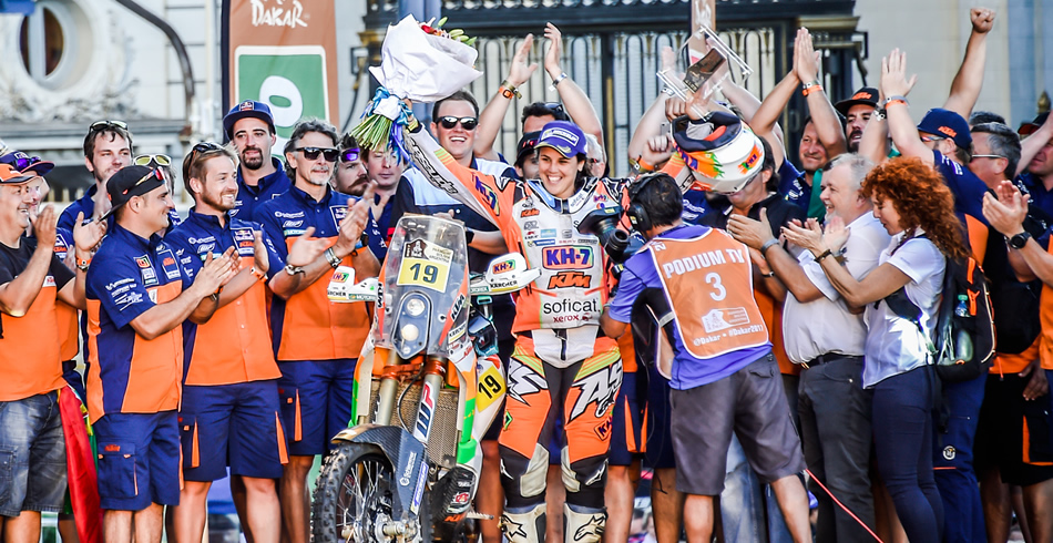 La mujer que más veces ha terminado el Dakar