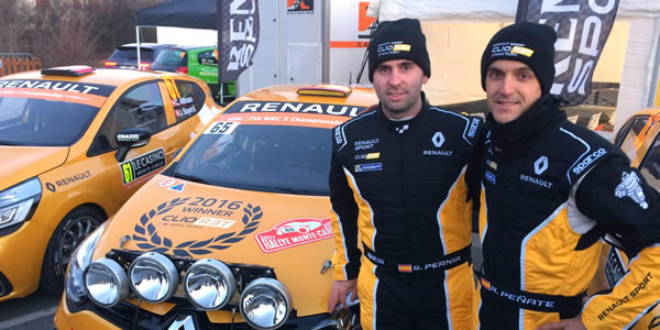 Rogelio Peñate, en el rally por excelencia