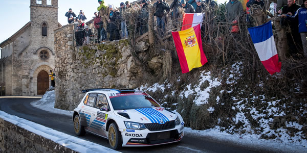 Exito de Skoda en el WRC 2 de Montecarlo Exito de Skoda en el WRC 2 de Montecarlo