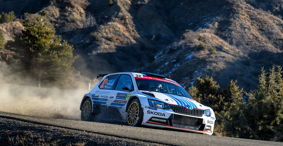 Exito de Skoda en el WRC 2 de Montecarlo
