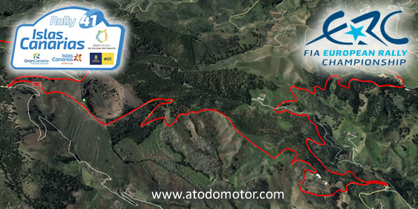 Tramos Virtuales del Rally Islas Canarias ERC 2017