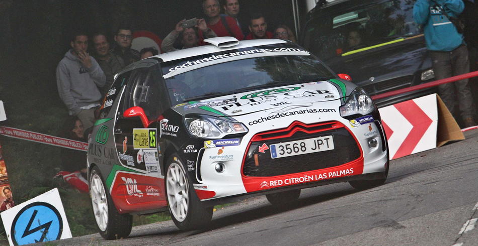 Emma Falcón en el Rally Sierra Morena