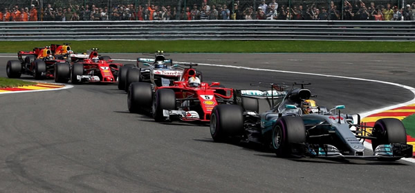 Victoria de Lewis Hamilton en el GP de Belgica Victoria de Lewis Hamilton en el GP de Belgica