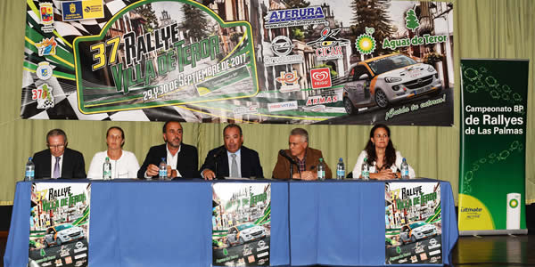 Lista de inscritos del Rallye Villa de Teror 2017