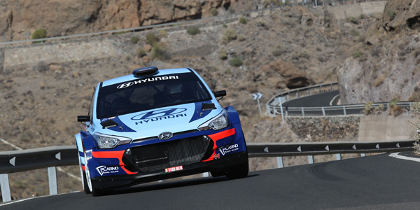 Toñi Ponce en el Rallye Ciudad de Telde