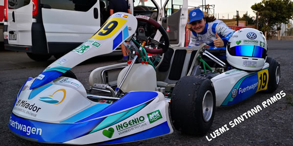 Luzmi Santana inicia su temporada de Karting