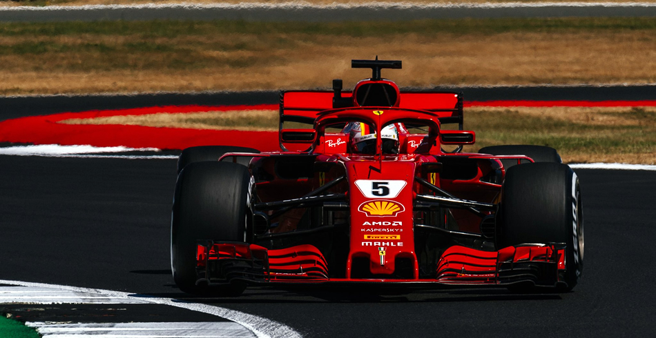 Vettel gana en Silverstone