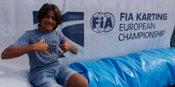 El Cpto. Europa de Karting espera a Santi Concepción Jr.