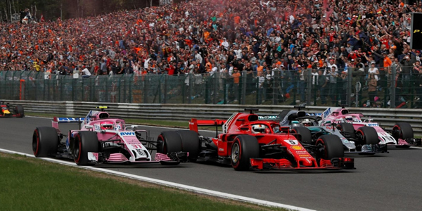 Vettel le gana la partida a Hamilton en Bélgica Vettel le gana la partida a Hamilton en Bélgica