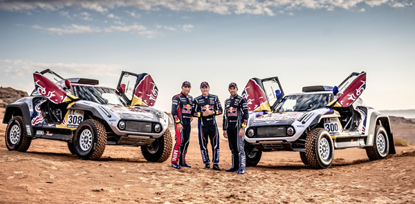 Equipo Mini para el Dakar 2019 Equipo Mini para el Dakar 2019
