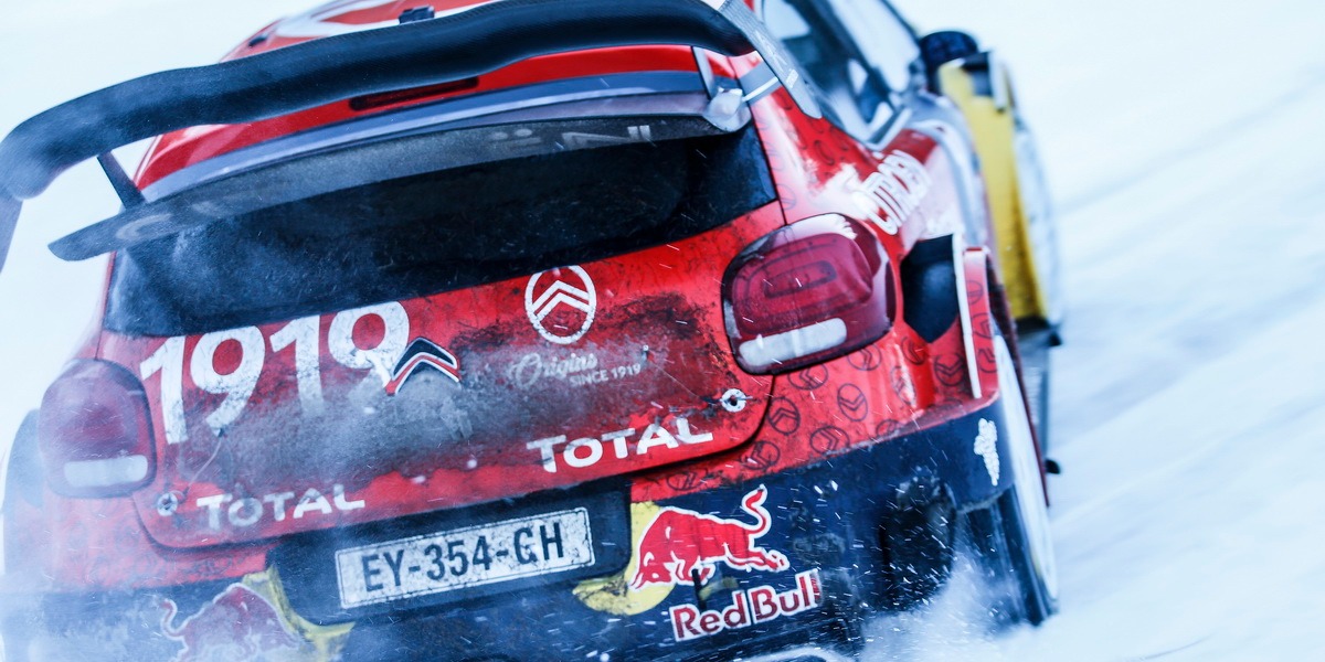 Tests de Citroën antes del Rally de Suecia 2019