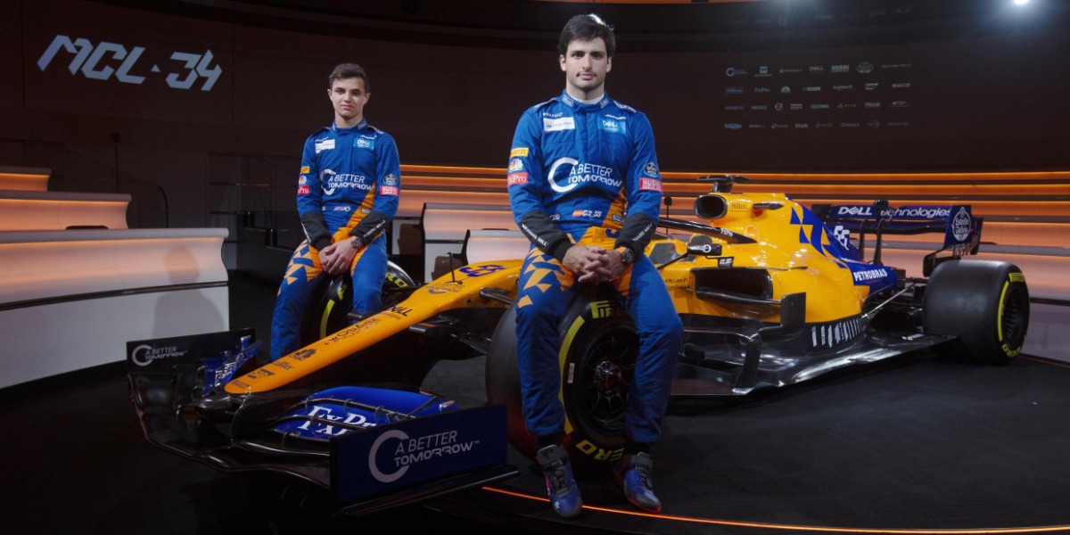 Lando Norris y Carlos Sainz