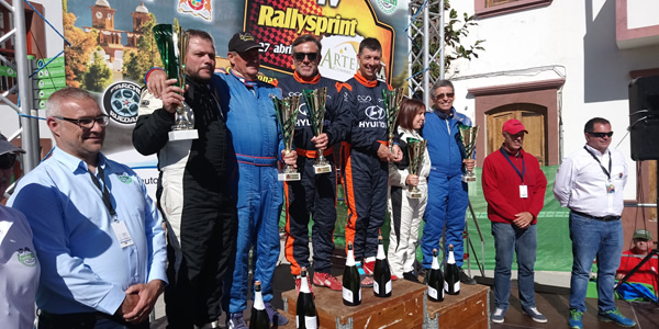 Dominio de Toñi Ponce y Rubén González en el Rally Sprint Artenara