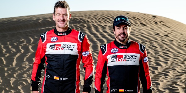 Marc Coma y Fernando Alonso