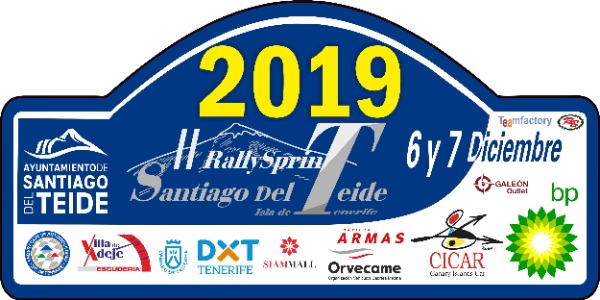 Lista de Inscritos del Rally Sprint Santiago del Teide 2019
