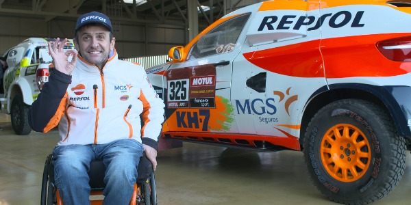 El prototipo dakariano de Isidre Esteve pone rumbo al Dakar 2020