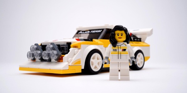 Michele Mouton con Audi en Lego