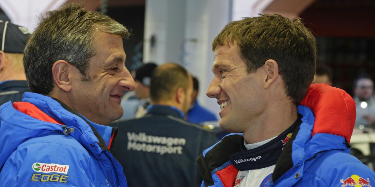 Luis Moya y Sebastien Ogier