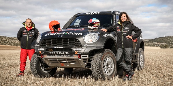 Cristina Gutiérrez preparada para debutar con el Mini ALL4 Racing